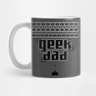 Geek Dad Space Invaders Design Mug